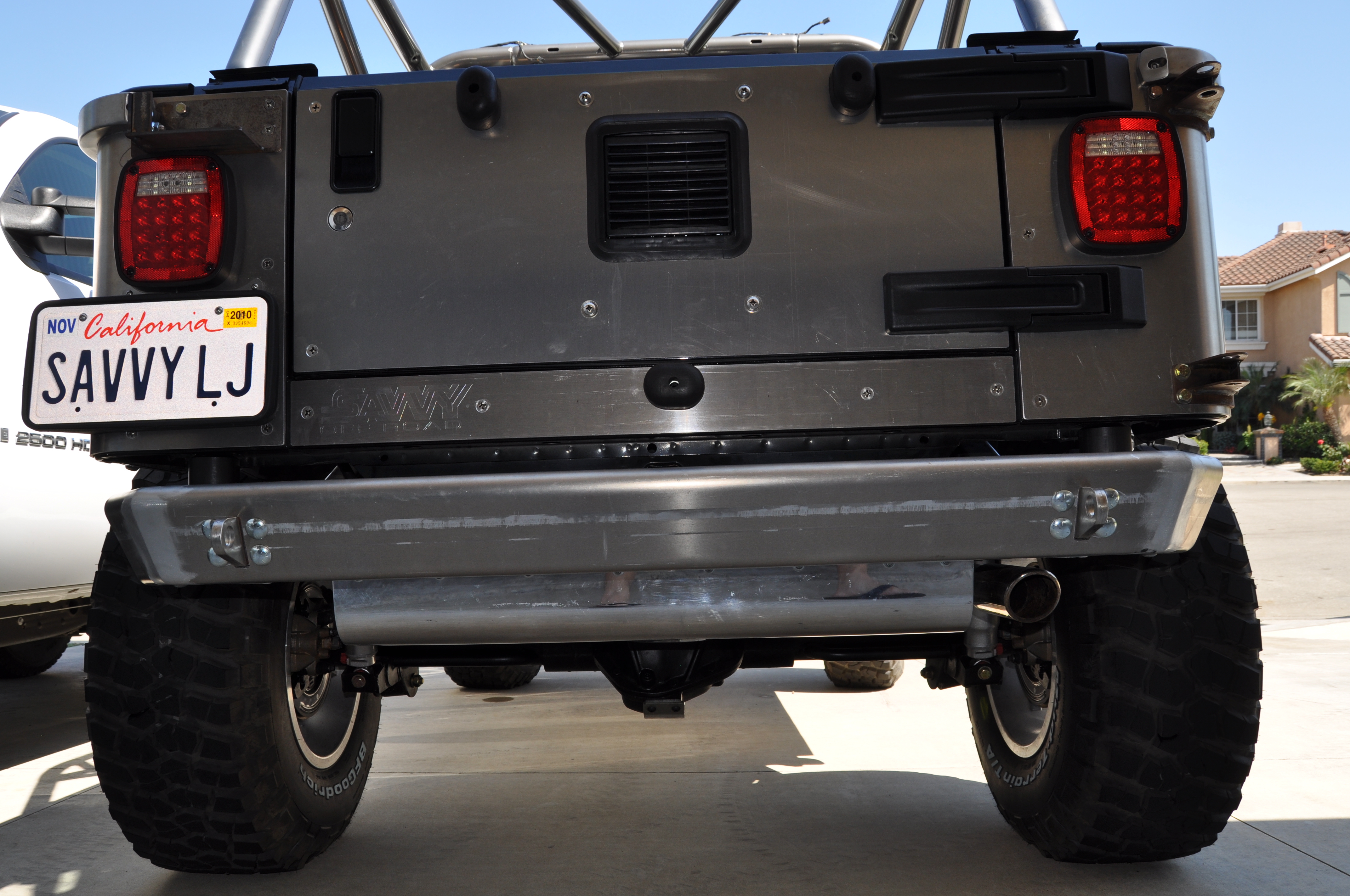Savvy Aluminum Tailgate Skin Jeep Tj Savvy Aluminum Tailgate Skin