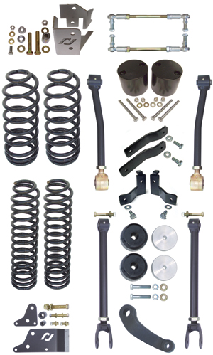 Currie Standard 4" Lift Kit - Jeep JKU
