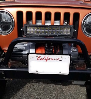 Hawse Fairlead License Plate Bracket | Jeep JK, TJ